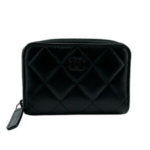 CHANEL Authentic Black Wallet
